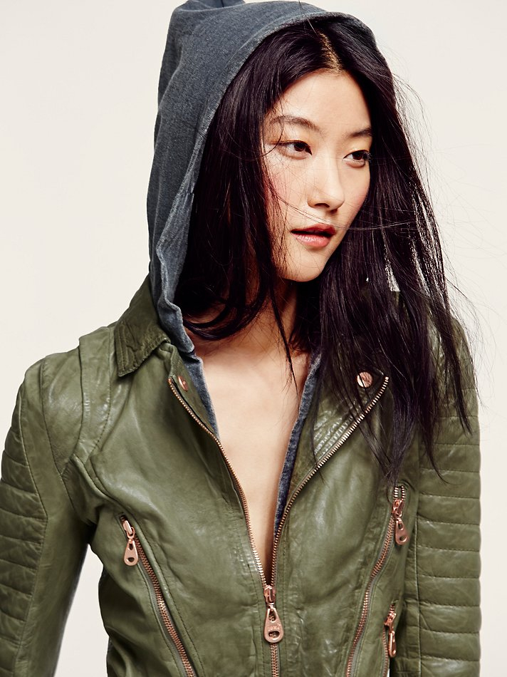Womens Leather Jacket Green Modern Fashion Photo Blog Womens Leather Jacket Green