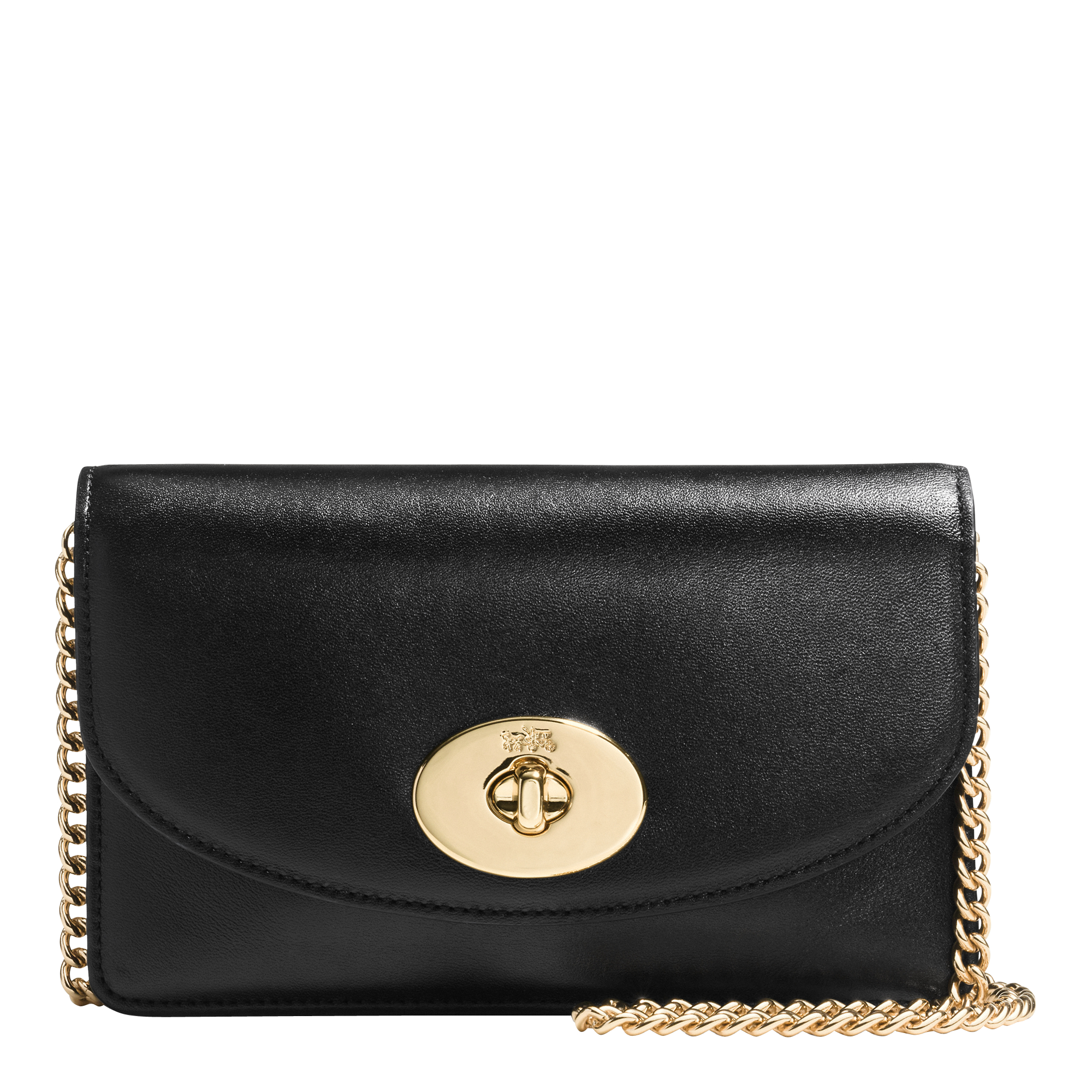 Coach Clutch Chain Bag in Black | Lyst