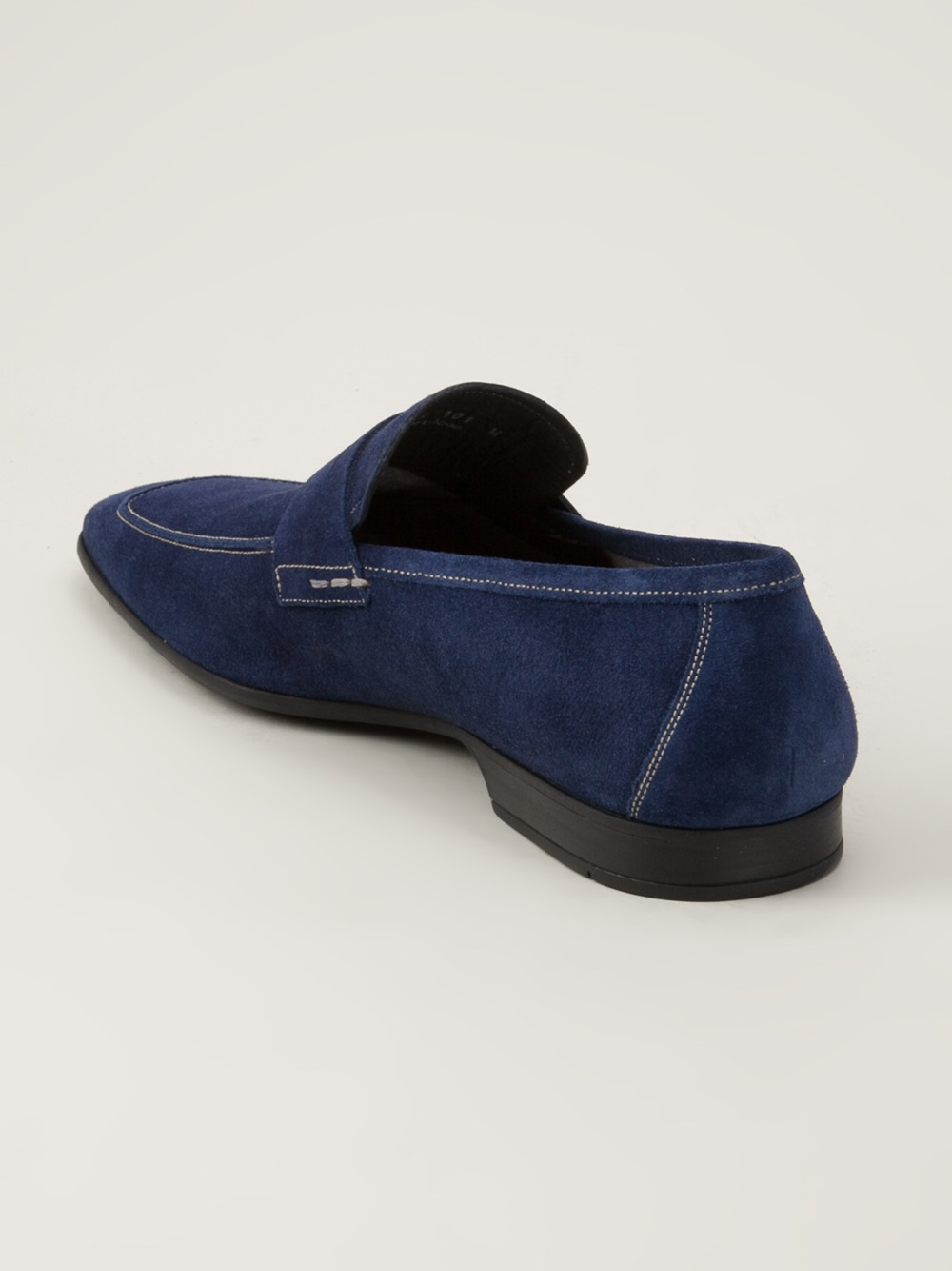 Saks Fifth Avenue Penny Loafer in Blue for Men - Lyst