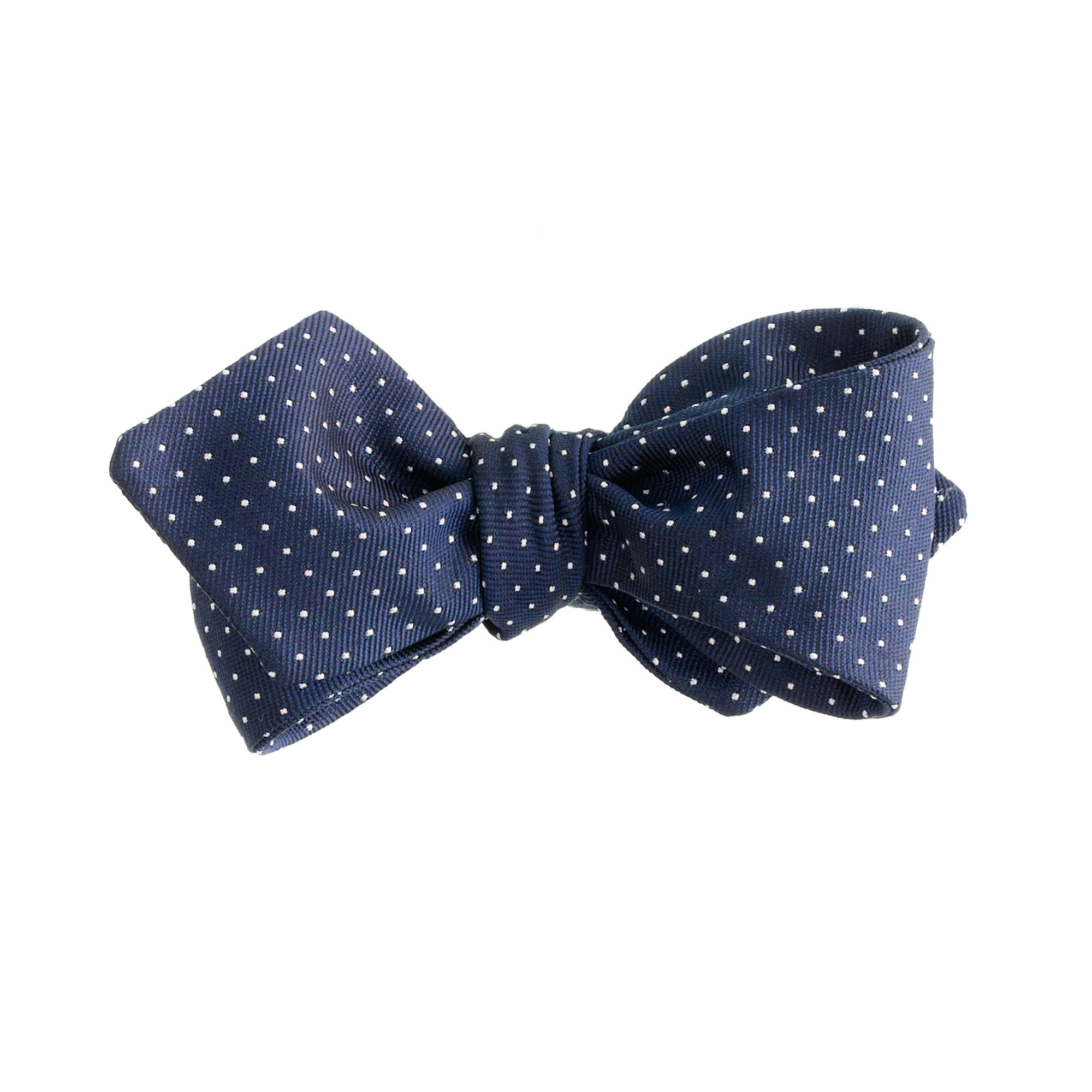 J.crew English Silk Bow Tie In Pindot in Blue for Men | Lyst