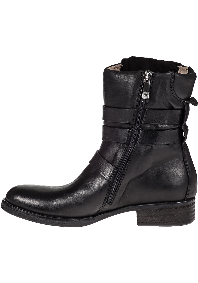 Alberto Fermani Triumvirate Ankle Boot Black Leather - Lyst
