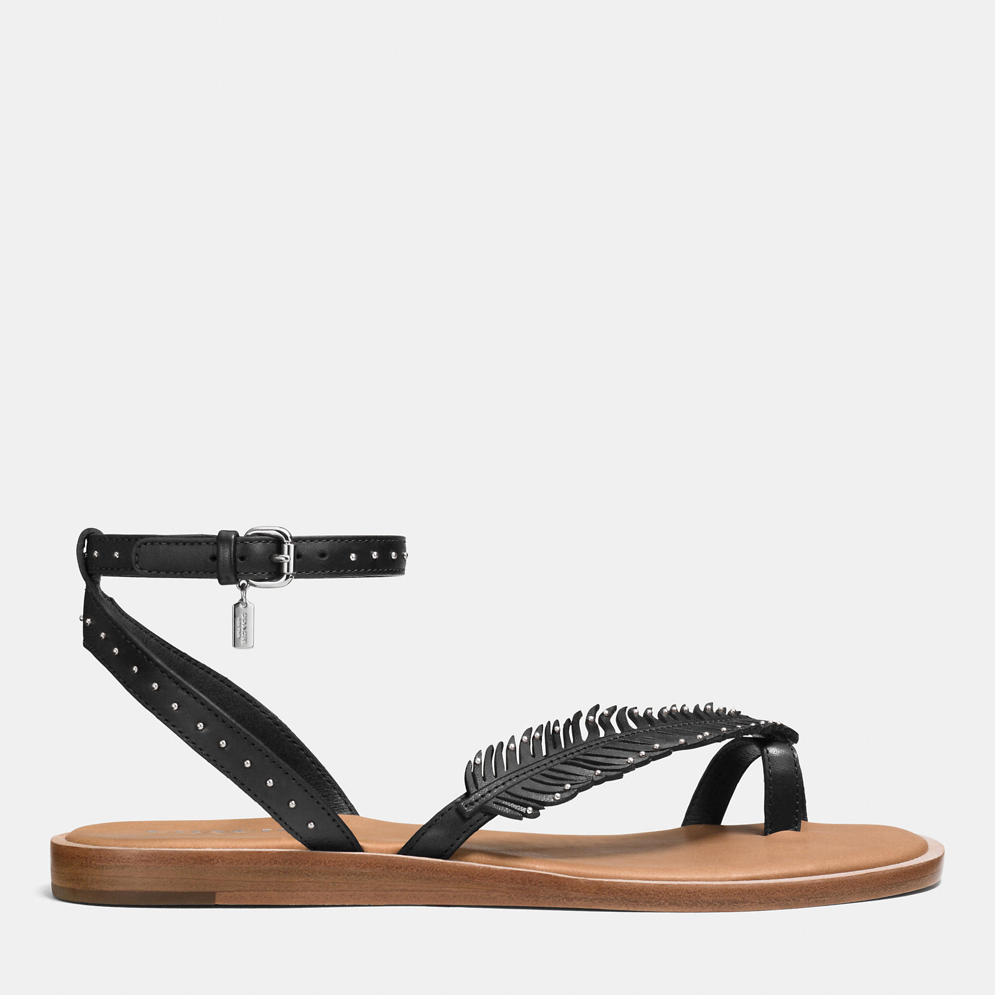 COACH Beach Sandal in Black Lyst