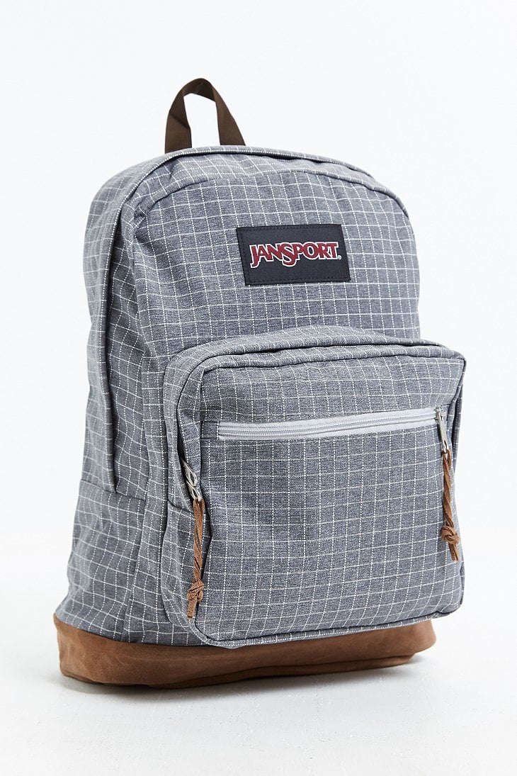 gray jansport backpack