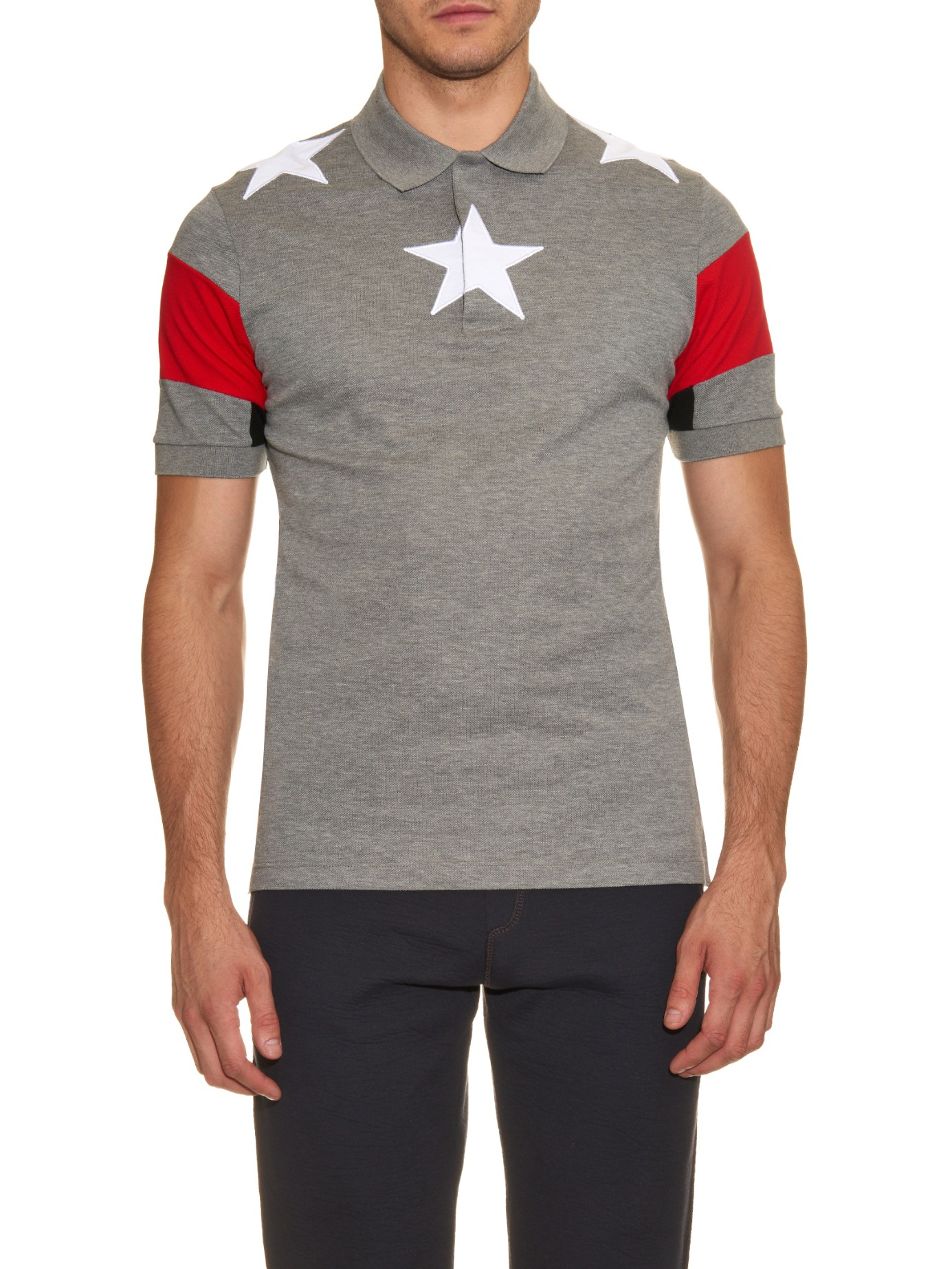 Givenchy Cuban-Fit Star-Embroidered 