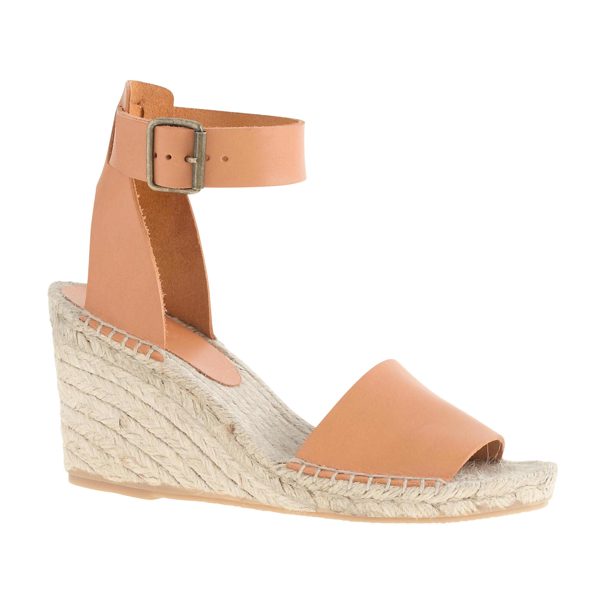J.crew Corsica Espadrille Wedges in Brown (dusty cypress) Lyst