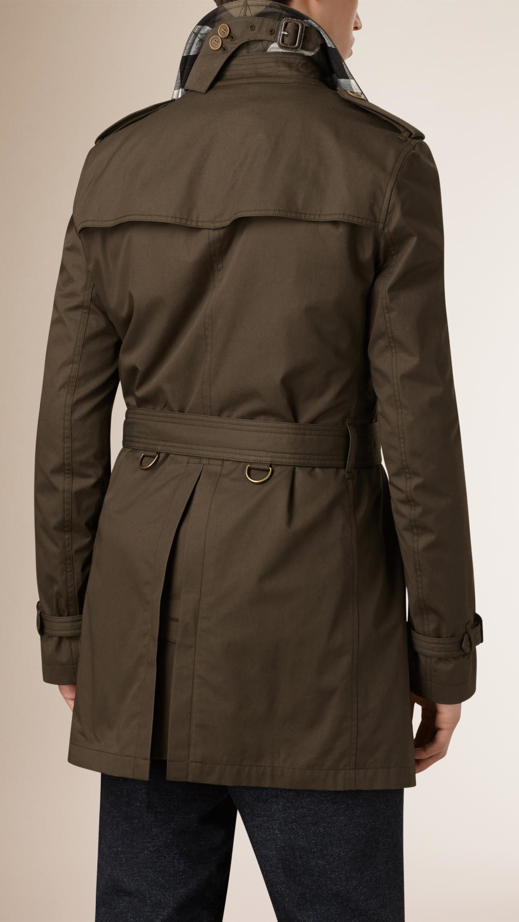 Burberry CottonTwill Trench Coat in Brown for Men Lyst