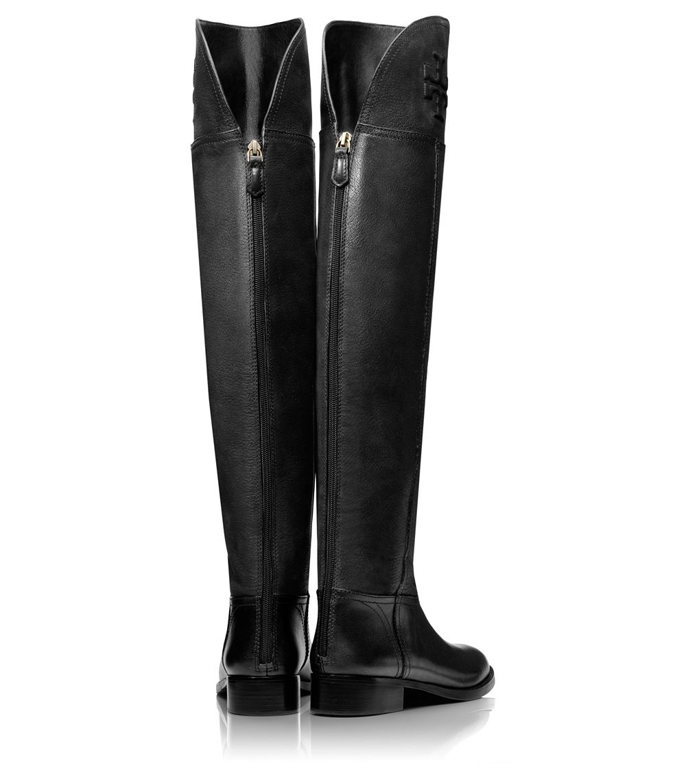 Tory Burch Simone Over-The-Knee Boot in Black | Lyst