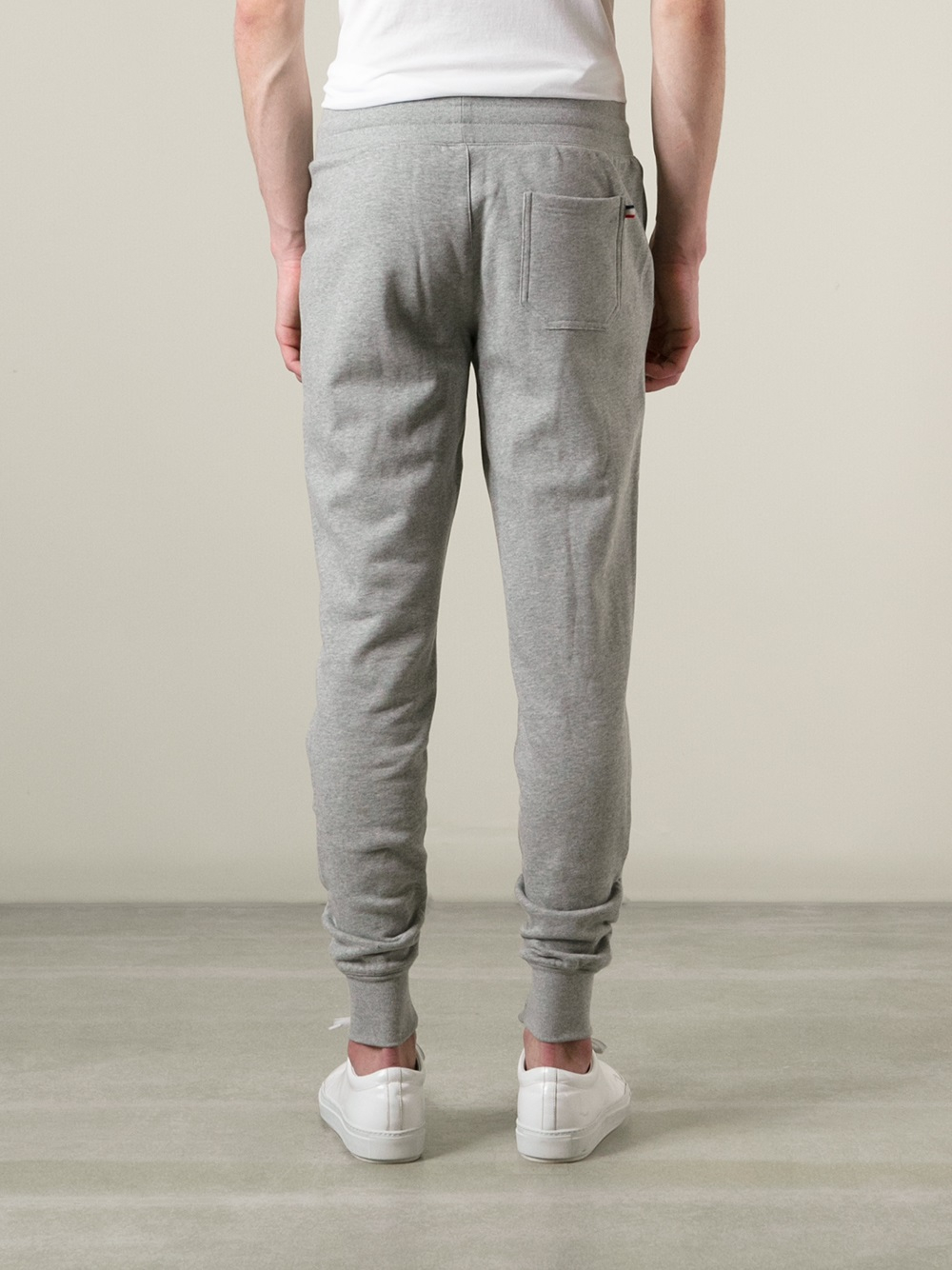 moncler track pants grey