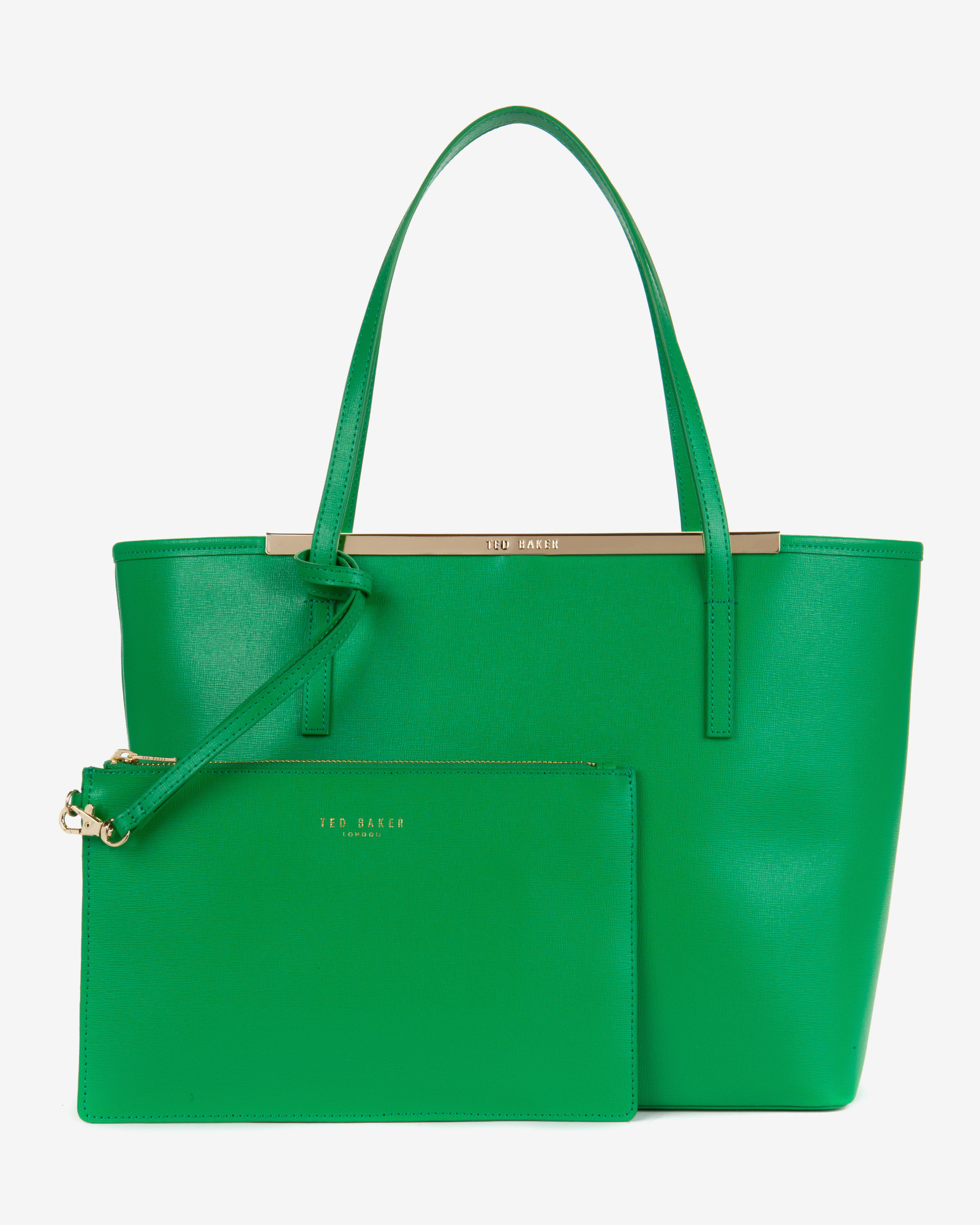 ted baker green leather bag