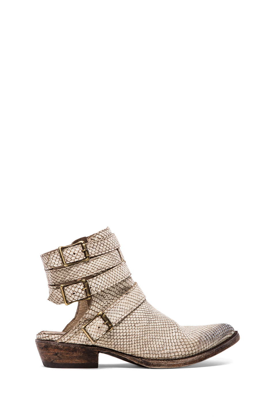 freebird white booties