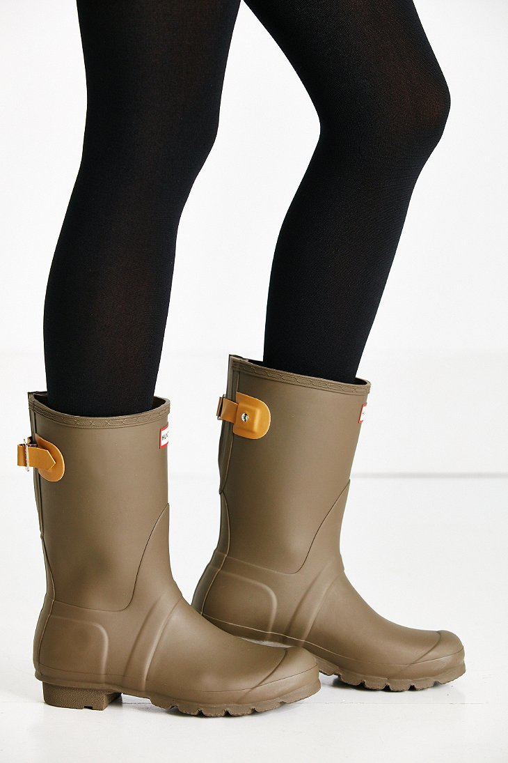 hunter adjustable rain boots short