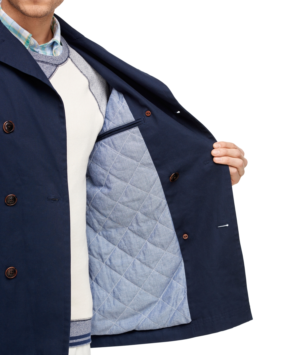 brooks brothers mens peacoat