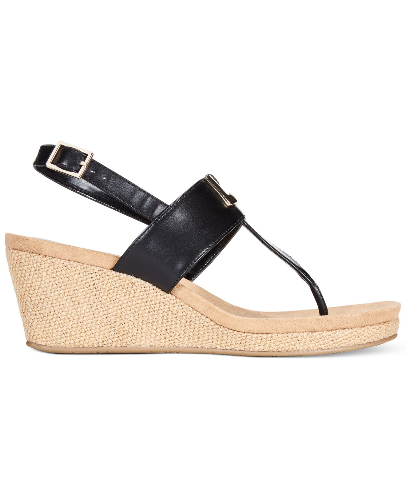 Style Co Style co Maryana Wedge  Thong Sandals  Only At 