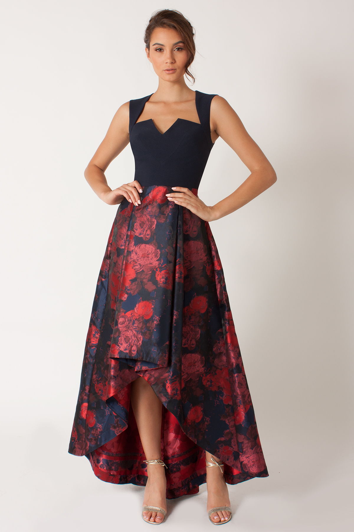 Lyst Black Halo Giovanna Cb High Low Gown in Red