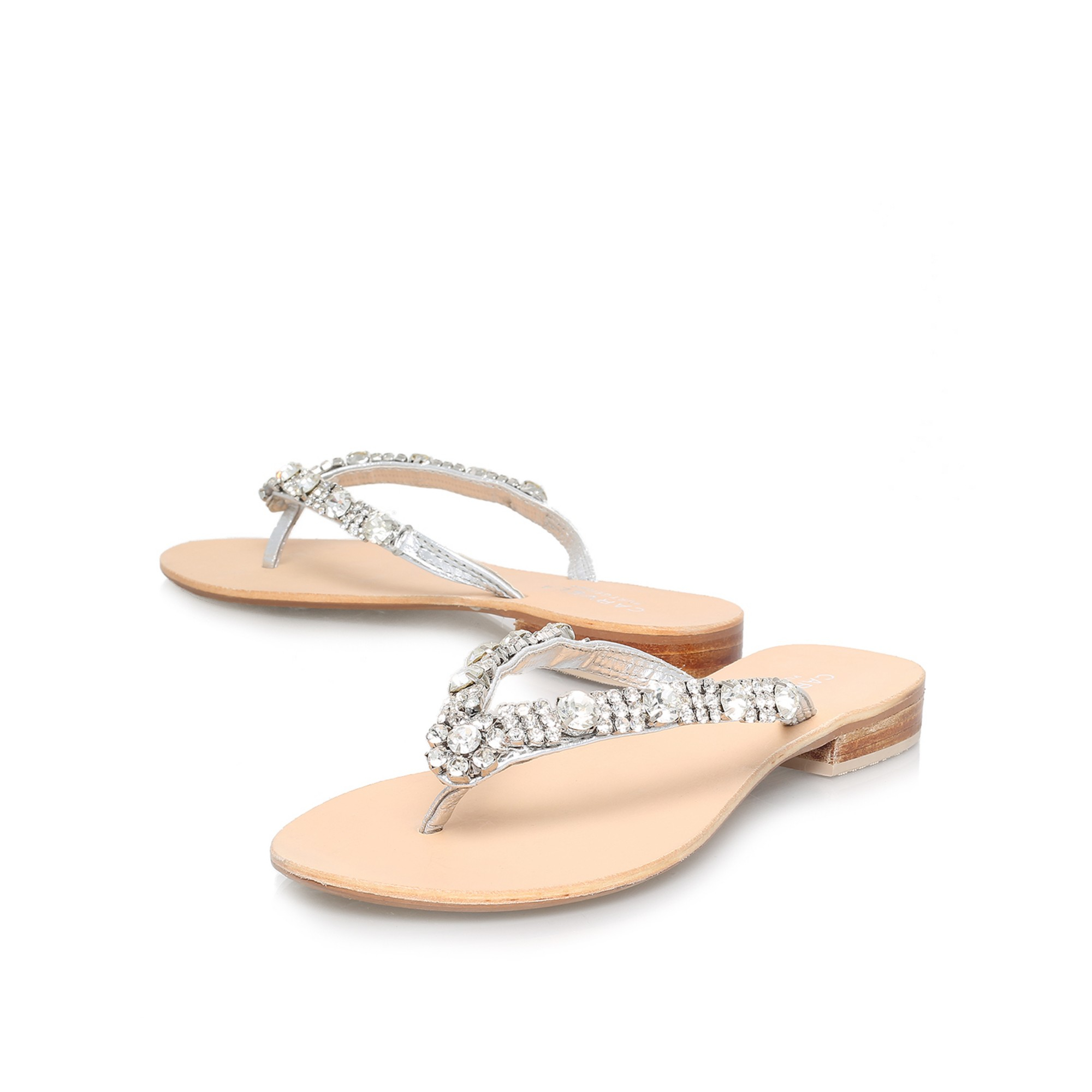 carvela diamante flip flops