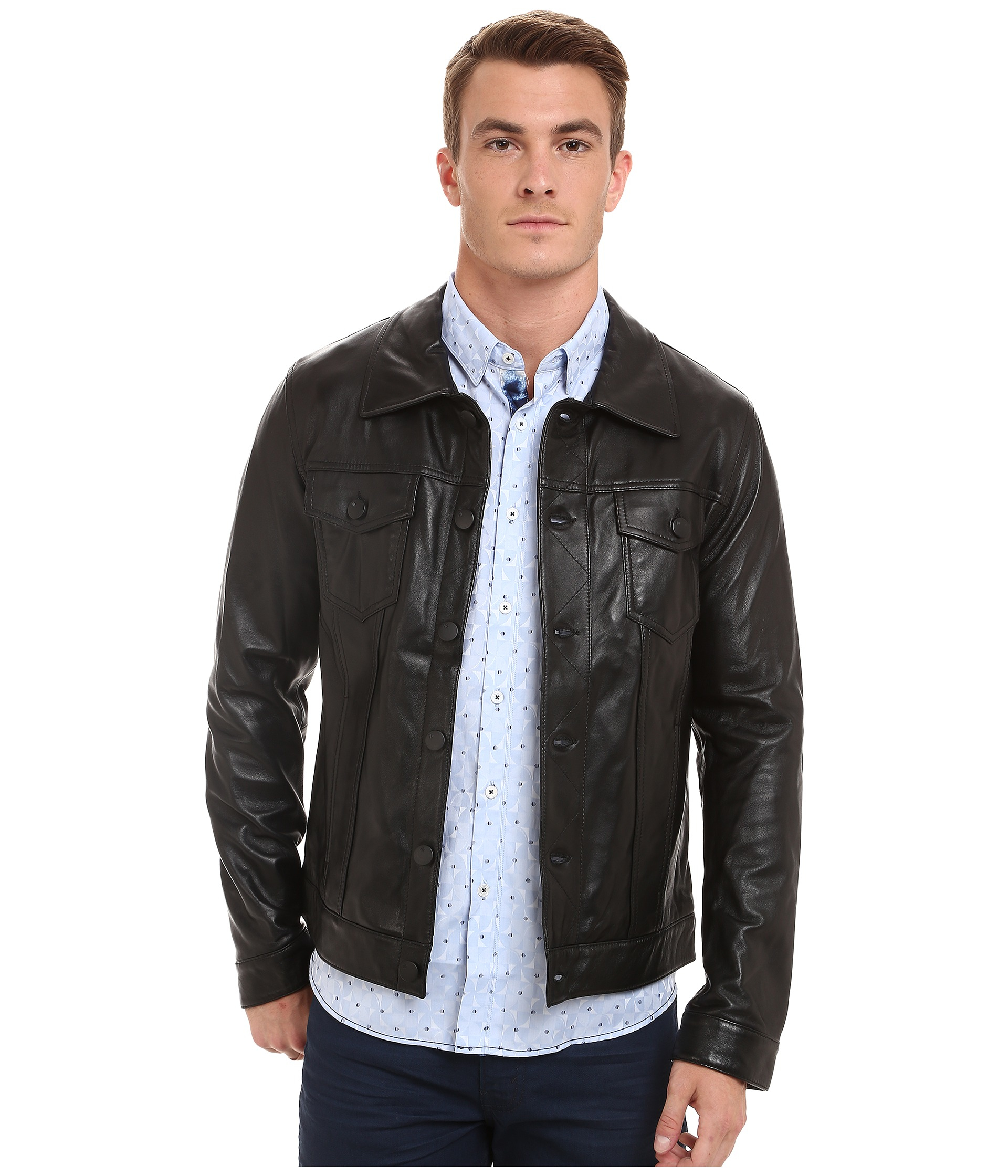 7 Diamonds Black Desperado Jacket For Men