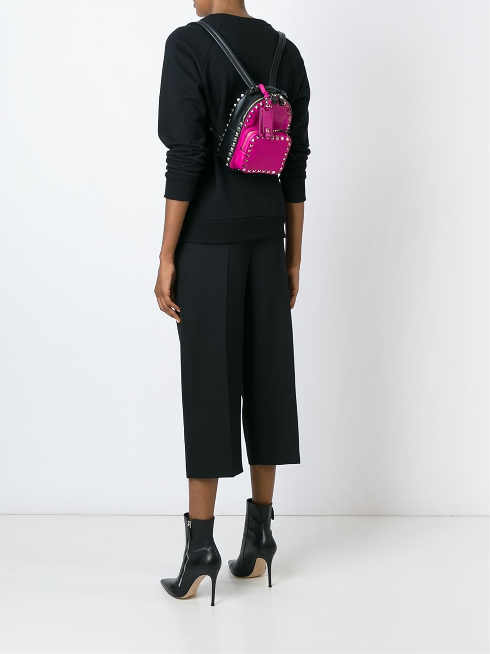 valentino mini rockstud backpack