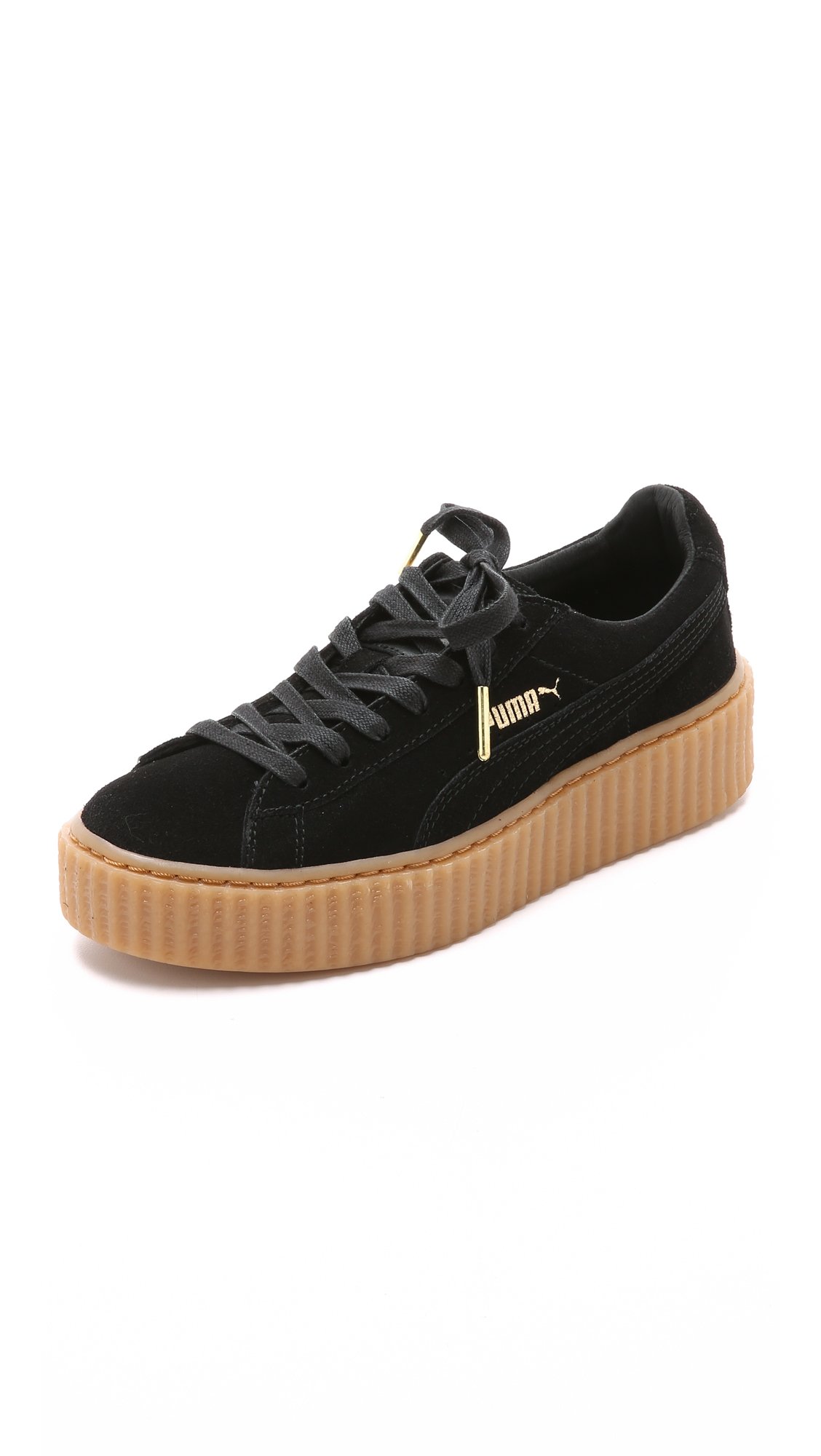 PUMA X Rihanna Creeper Sneakers - Black/gum | Lyst
