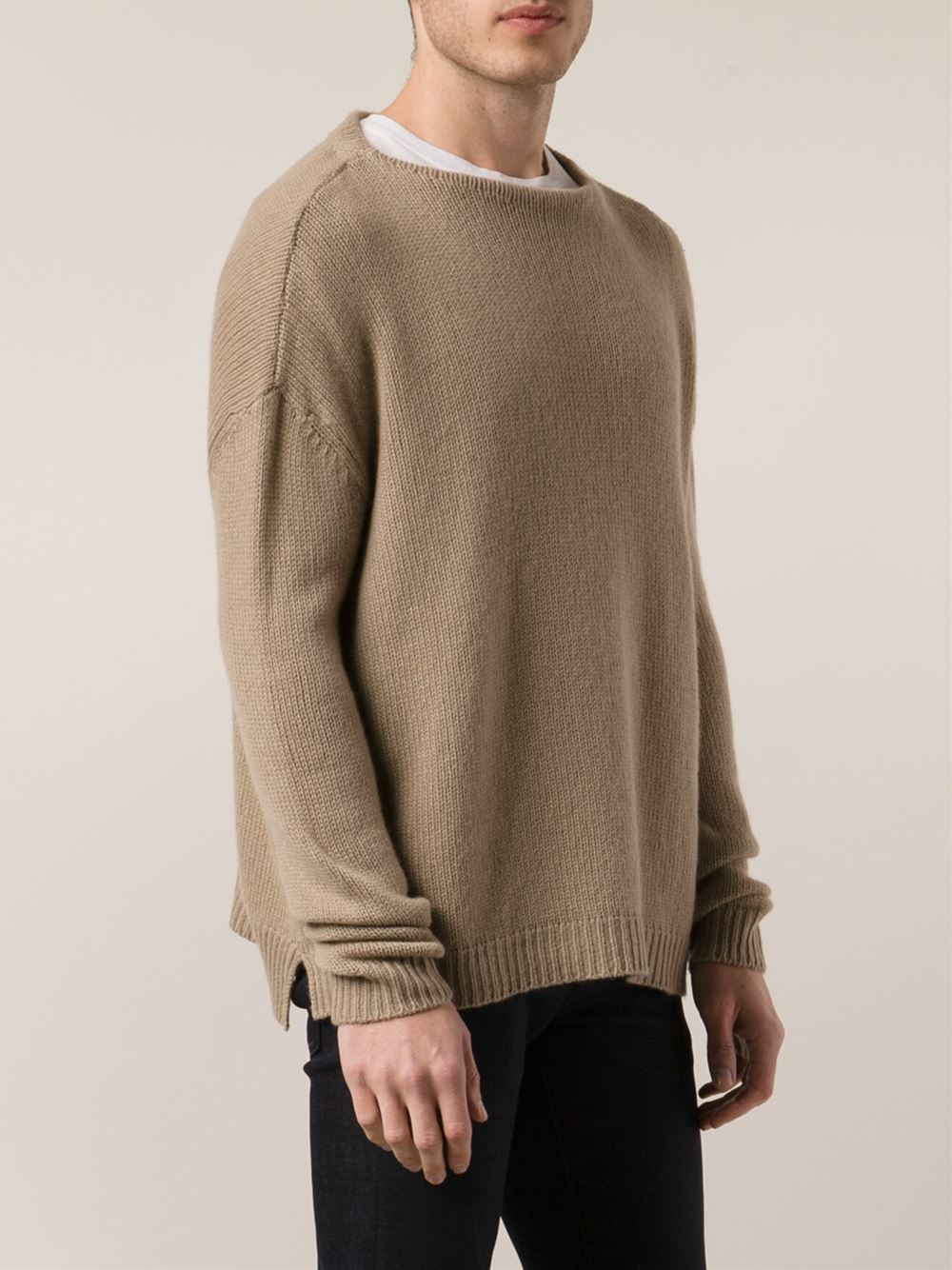 mens boat neck jumper