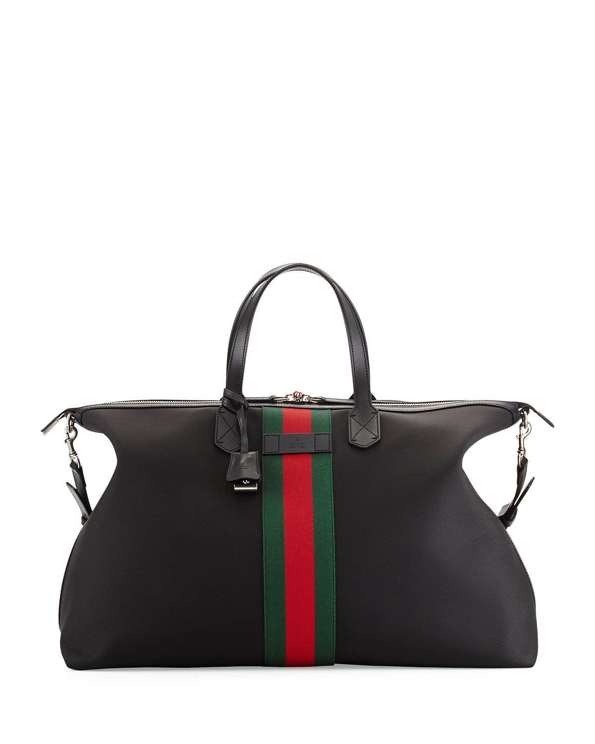 Gucci Techno Canvas Duffel Bag in Black for Men - Lyst