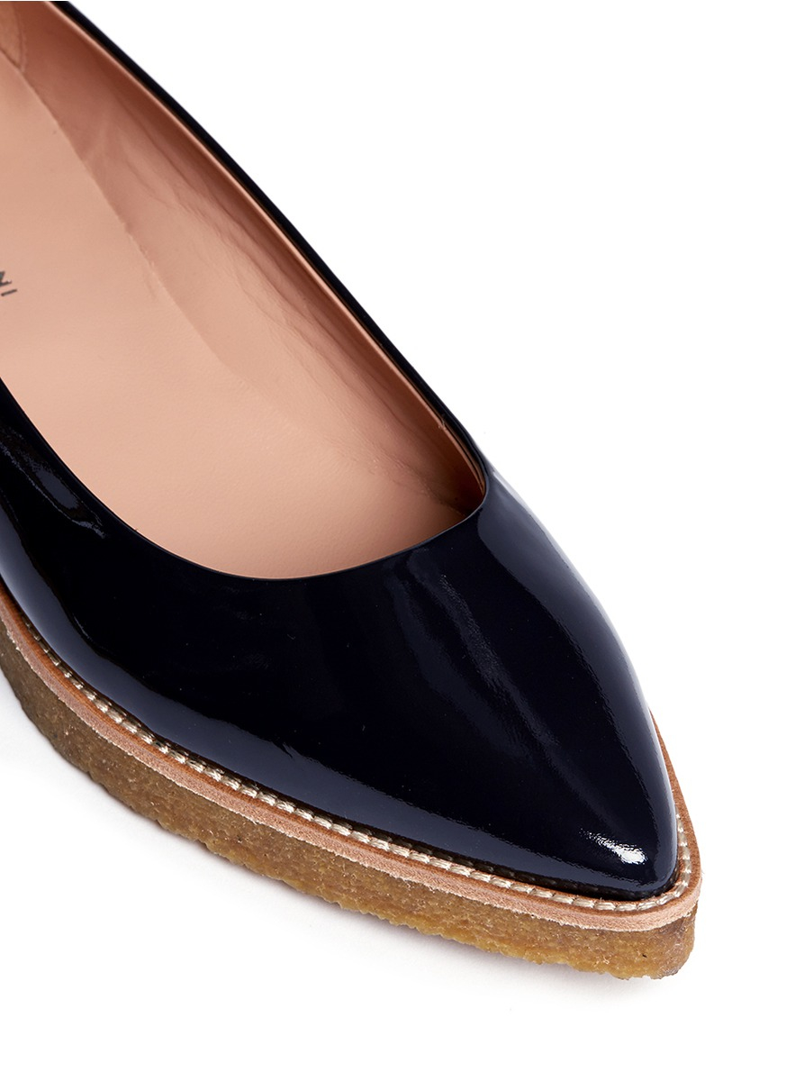 patent leather shoes flats