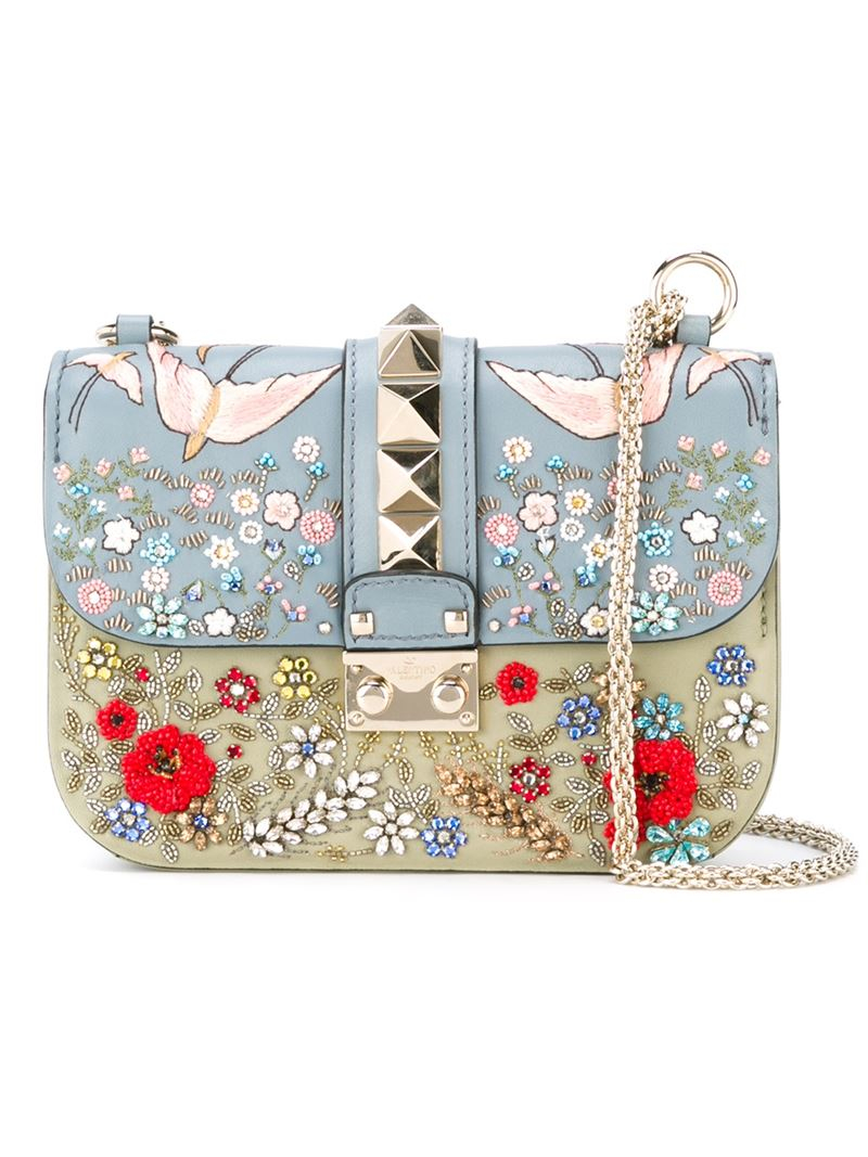 valentino embroidered bag