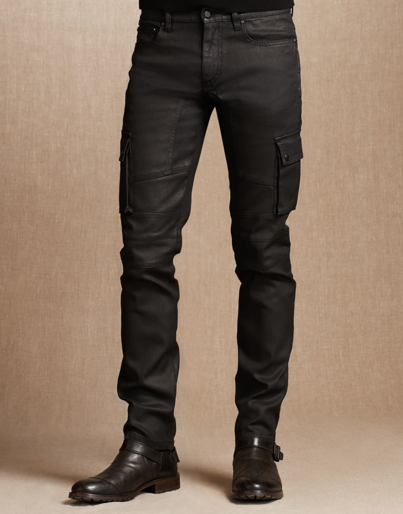 Lyst - Belstaff Roydon Slim Fit Jeans in Black for Men
