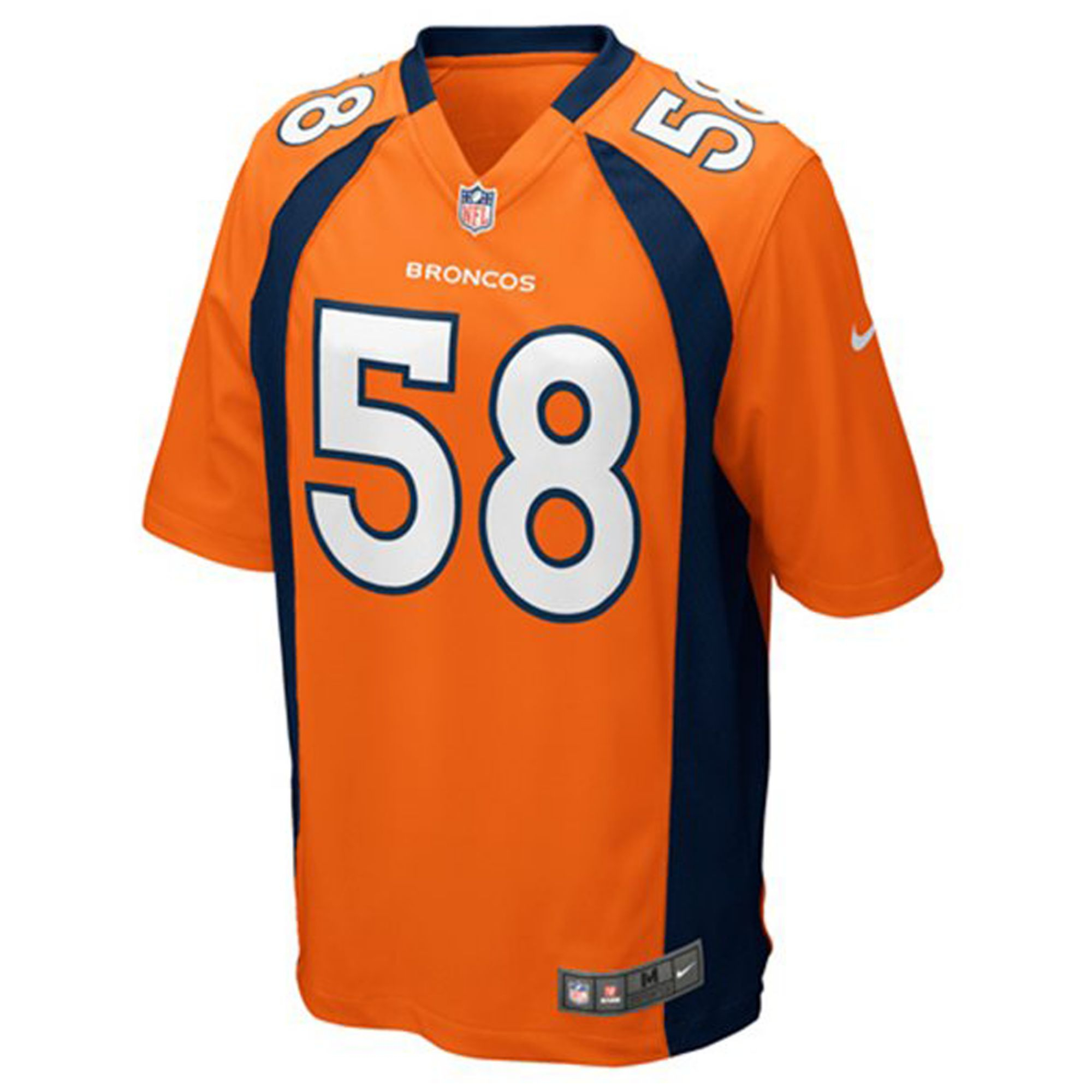 Nike Men's Von Miller Denver Broncos Game Jersey in Orange for Men | Lyst