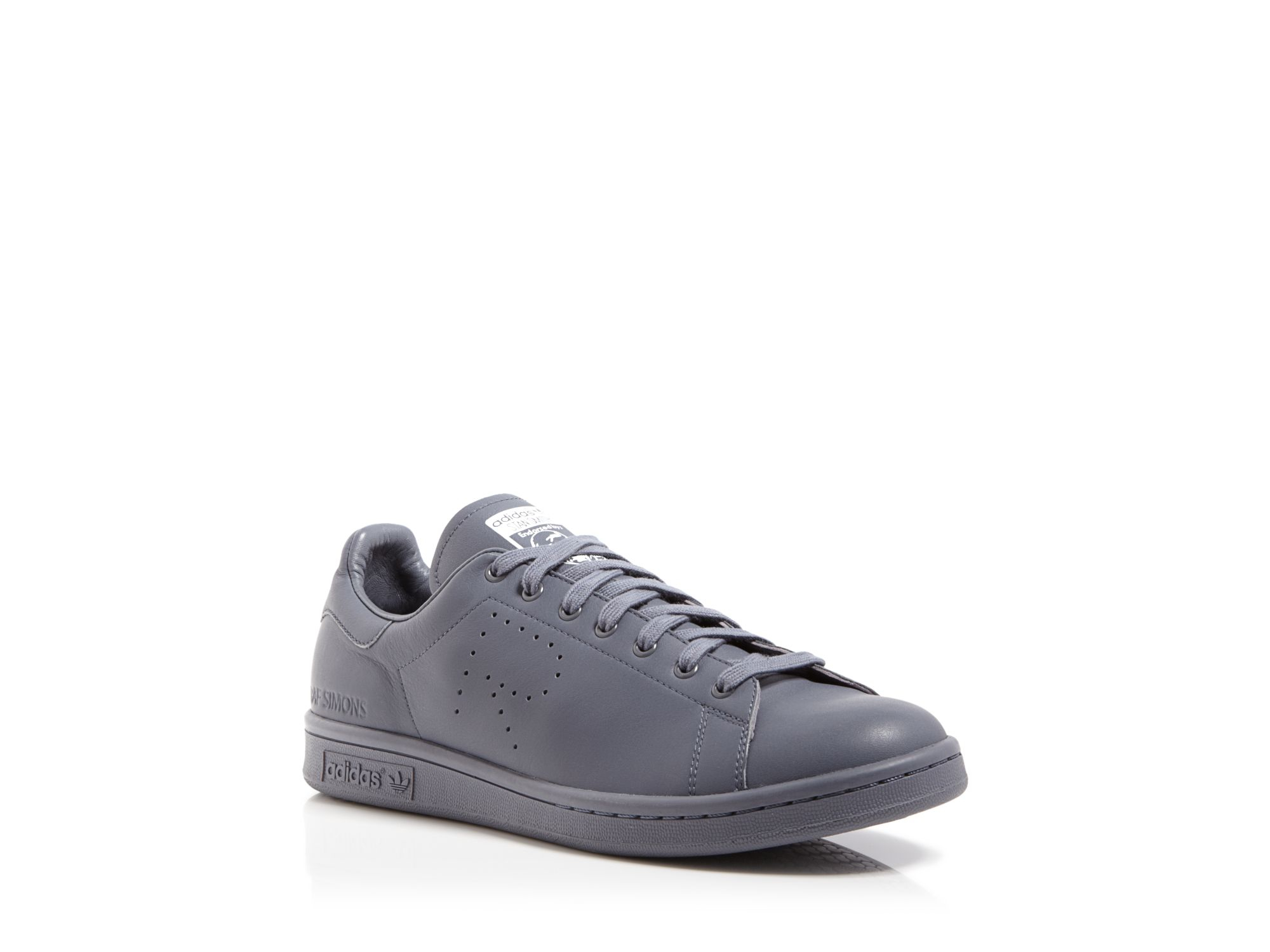 smuggling Planting trees beard adidas By Raf Simons Stan Smith Leather Sneakers in Gray | Lyst