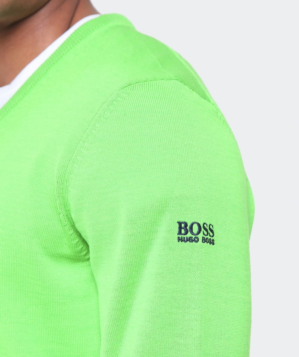 hugo boss jumper green