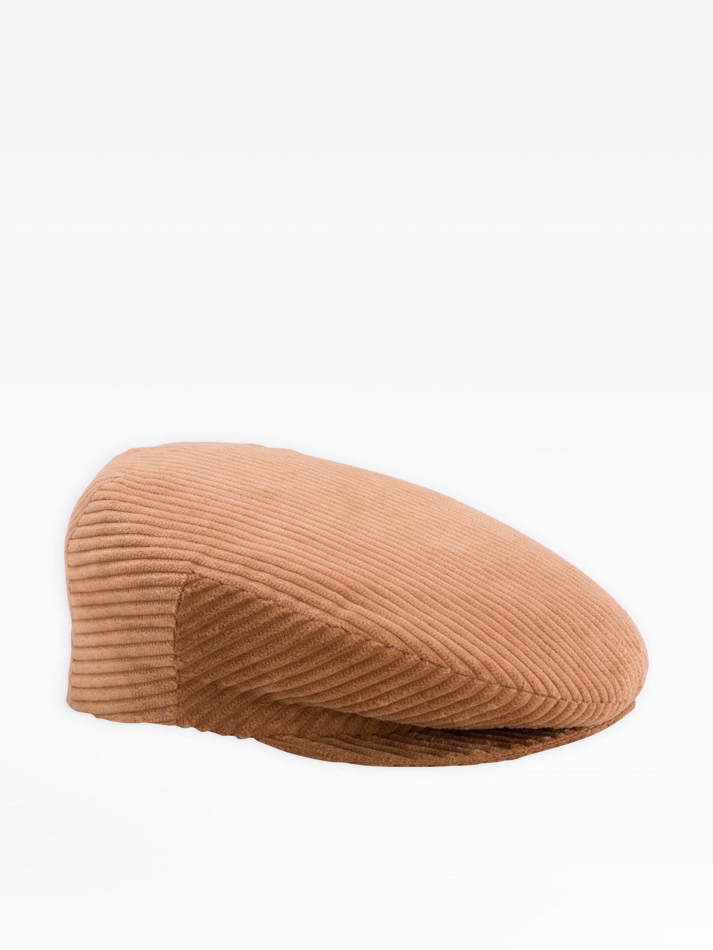 brown corduroy cap