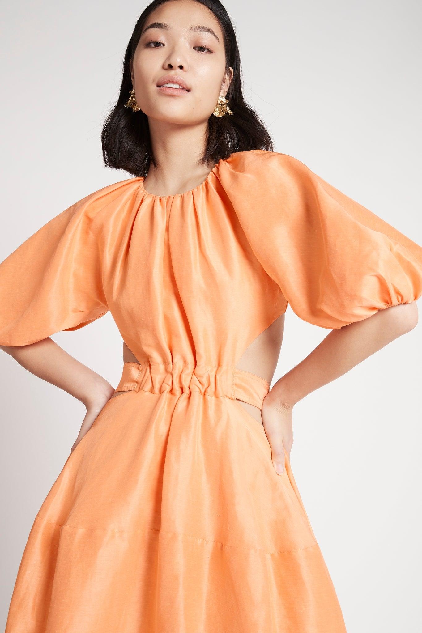 Aje. Mimosa Cutout Midi Dress | Lyst
