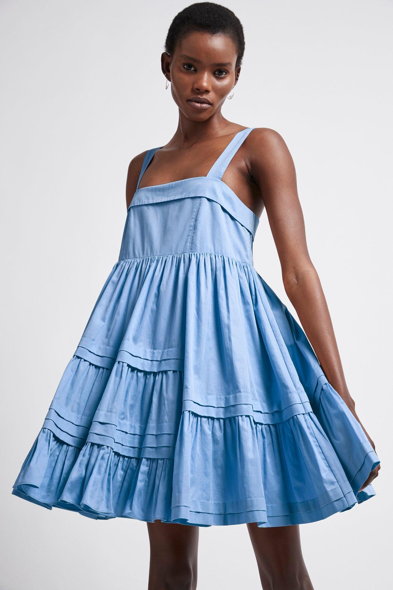 Aje. Cotton Savoy Mini Dress in 
