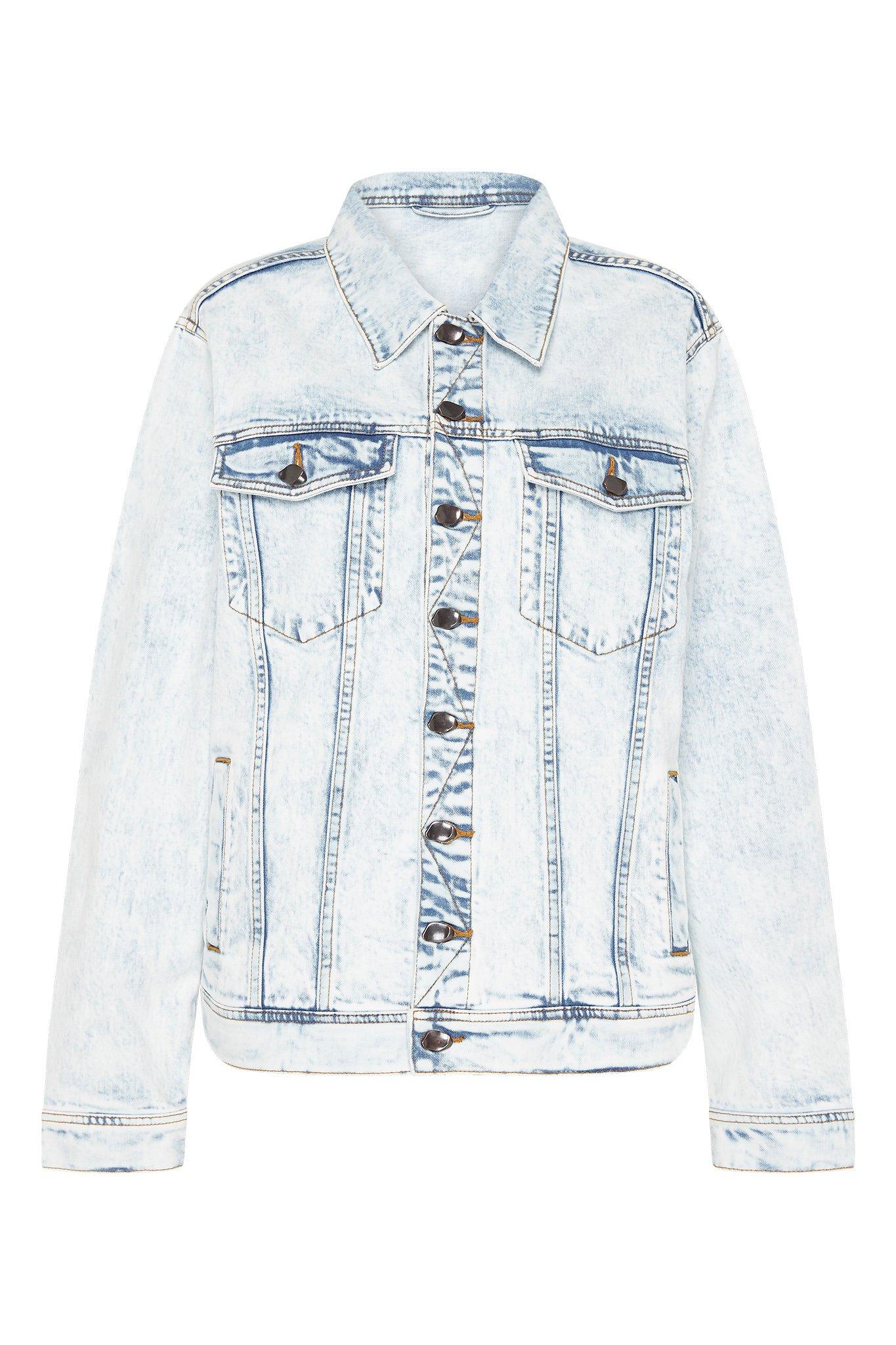 Aje. Silvatica Acid Denim Jacket in 