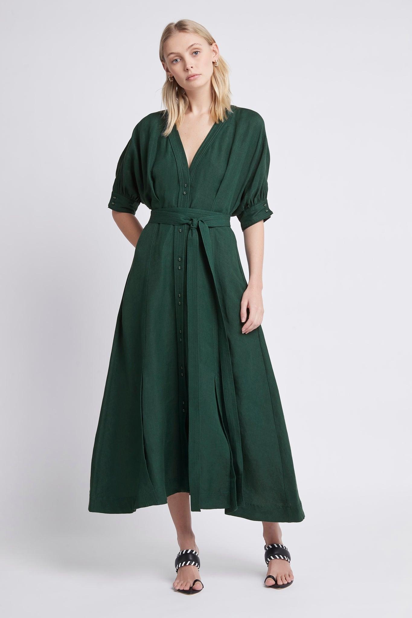 Aje. Ennoble Dress in Green | Lyst Australia