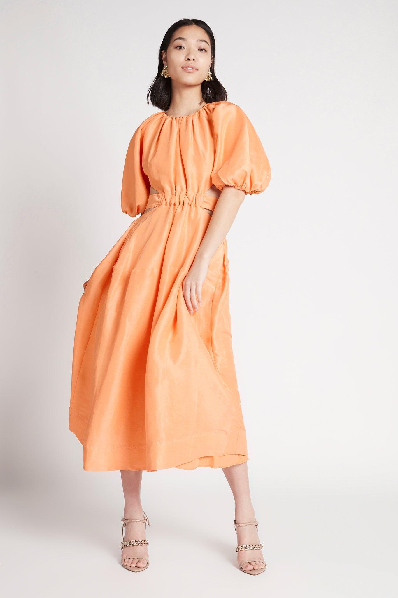 Aje. Mimosa Cutout Midi Dress | Lyst