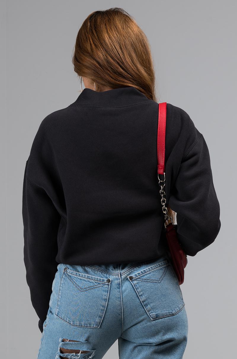 Download Champion Fleece Reverse Weave Mock Neck Cropped Sweatshirt ...