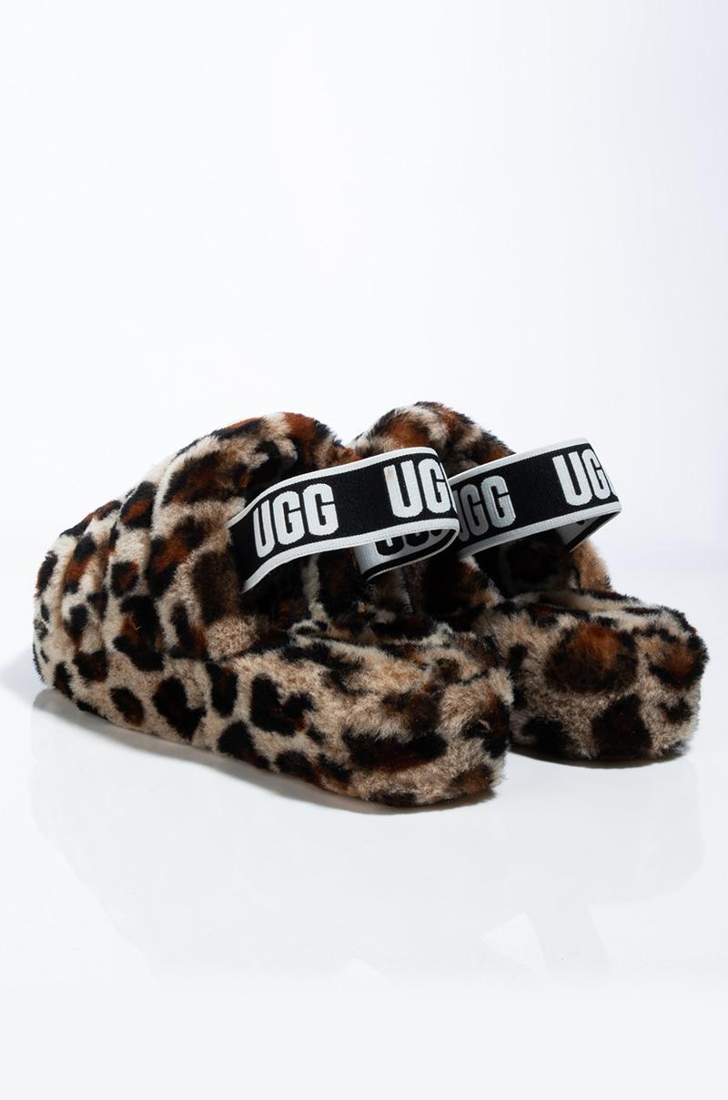 ugg fluff yeah leopard