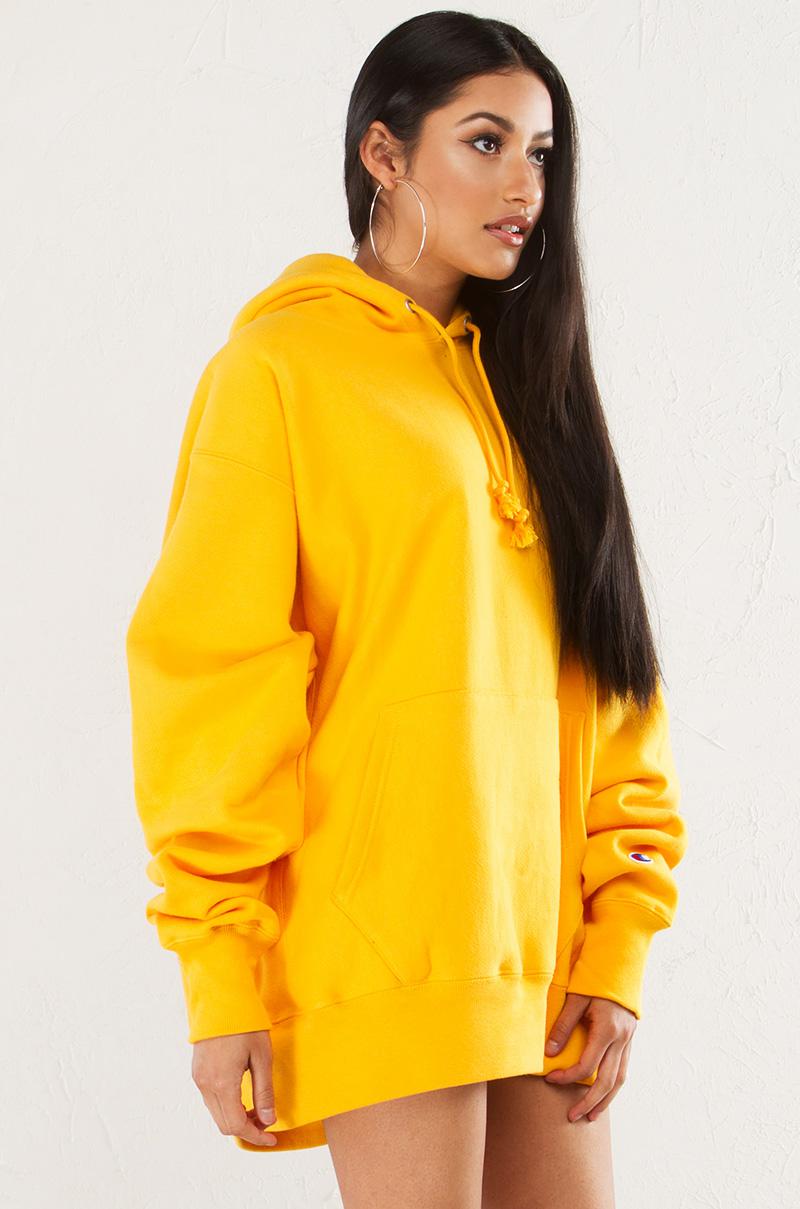 champion team gold hoodie