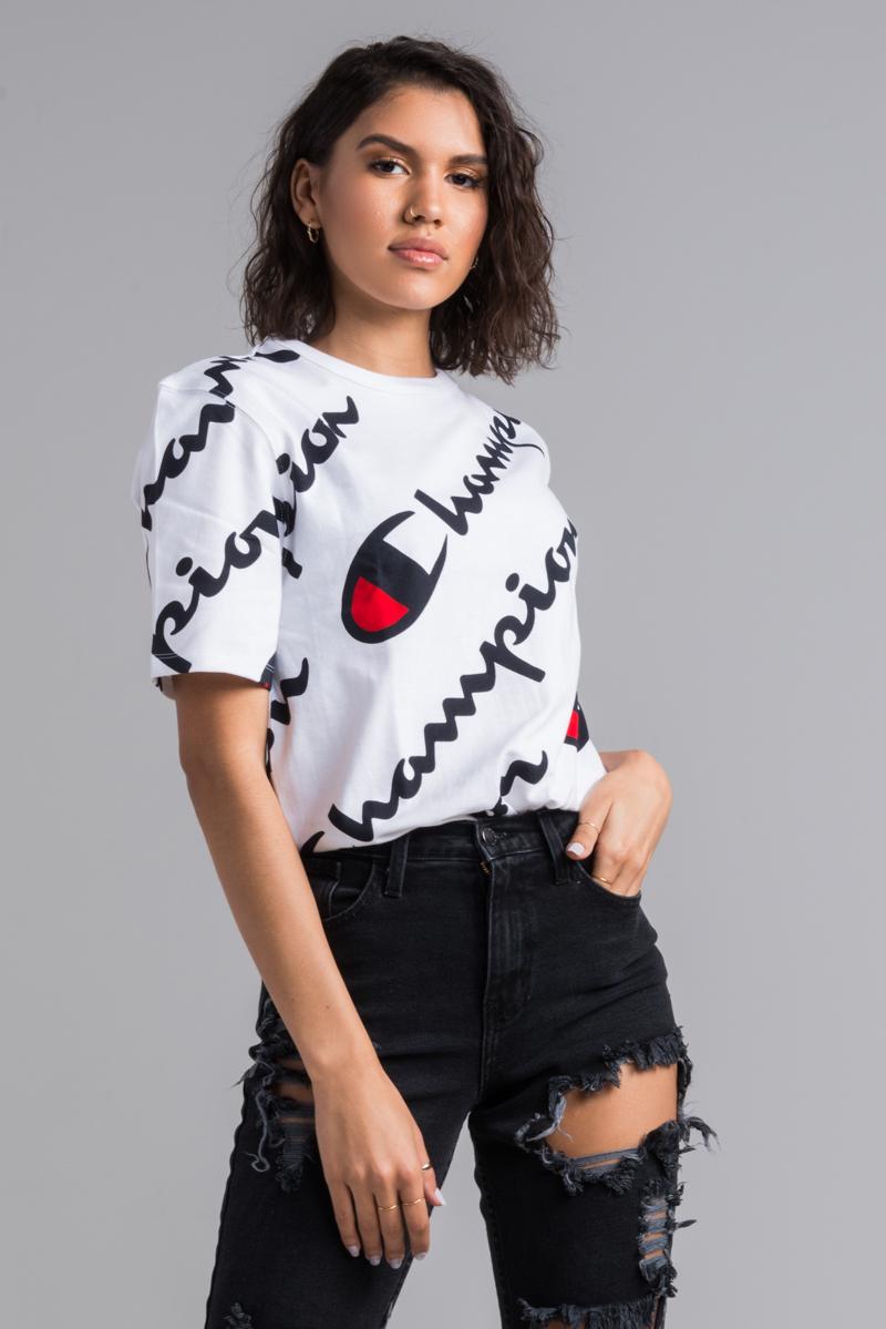 champion heritage all over script