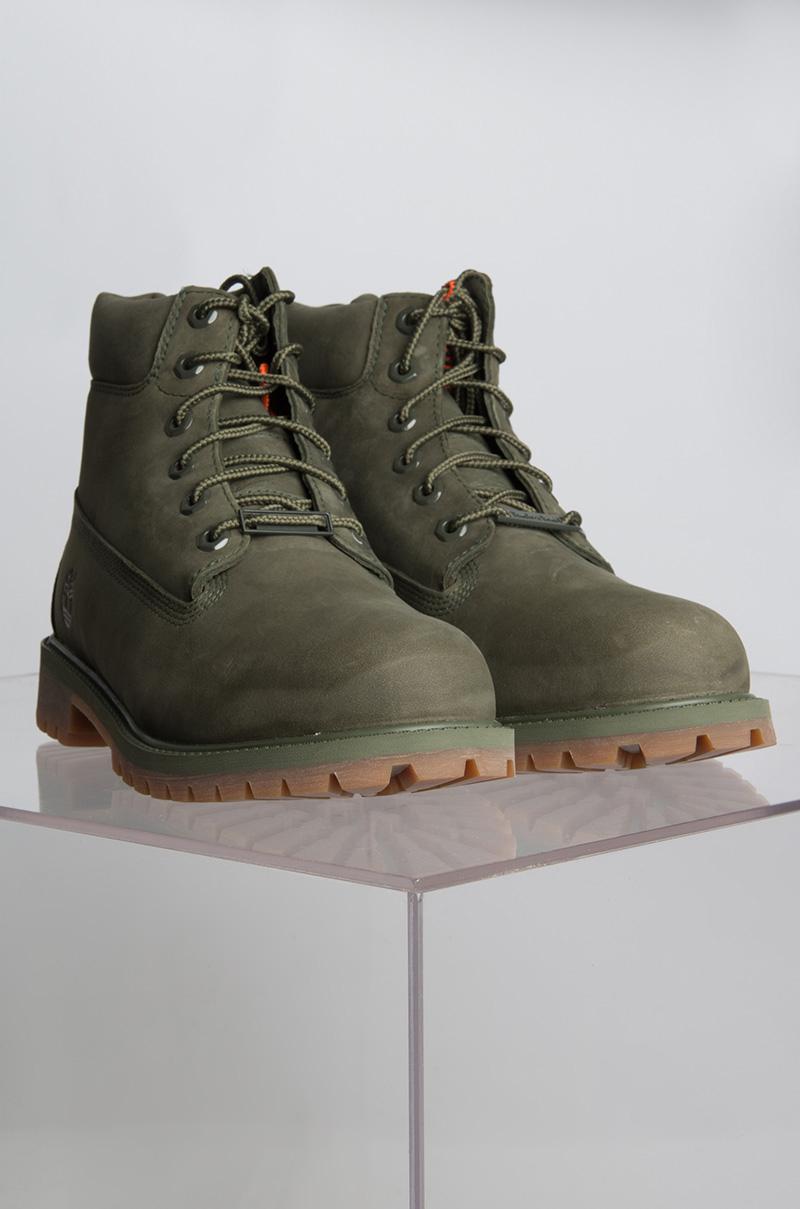 Timberland Leather 6 Inch Premium Waterproof Junior Boots in Olive (Green)  - Lyst
