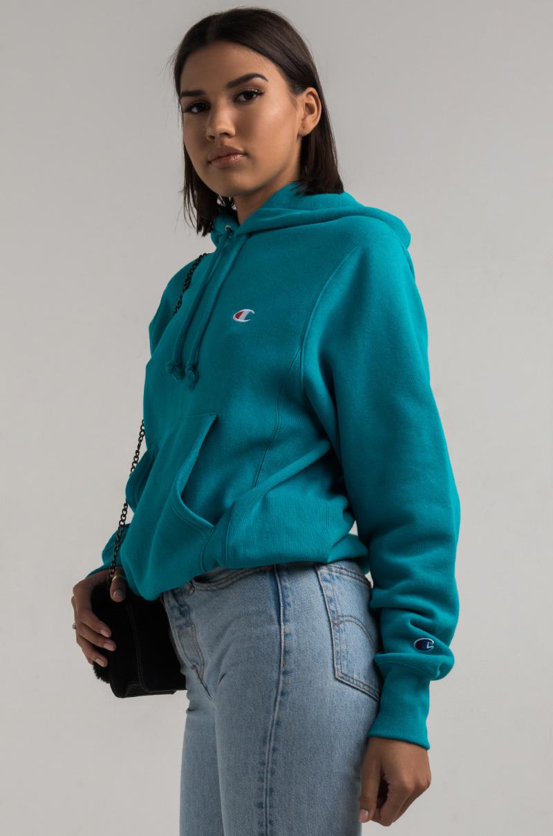 Champion Cotton Women's Reverse Weave Pullover Hoodie in