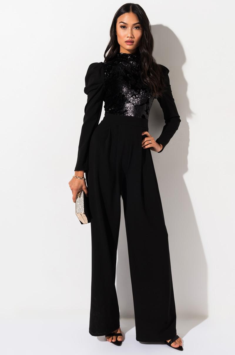 akira sequin jumpsuit