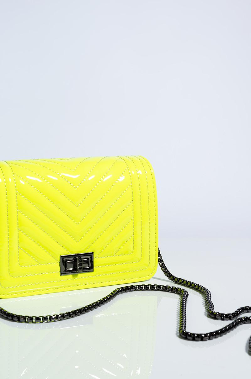 mini yellow purse