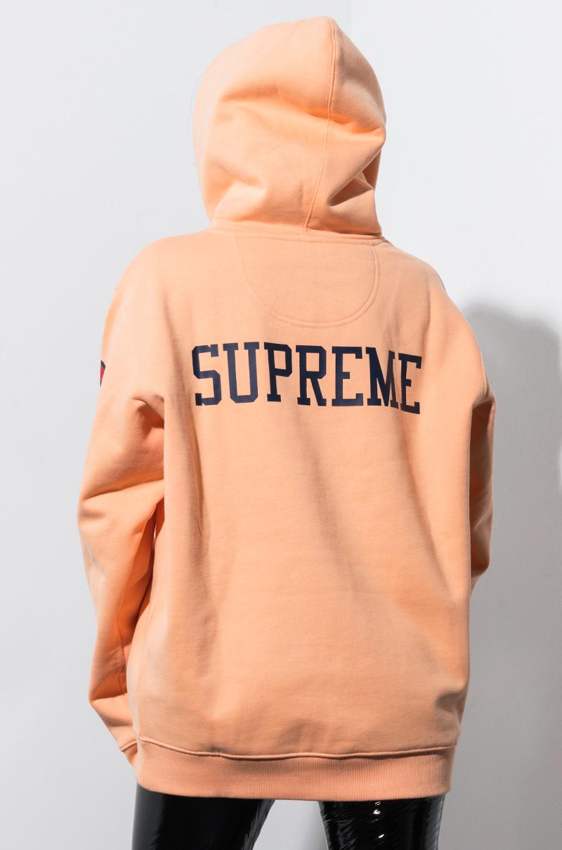 Champion Supreme X Fleece Pullover Hoodie in Peach (Orange) - Lyst