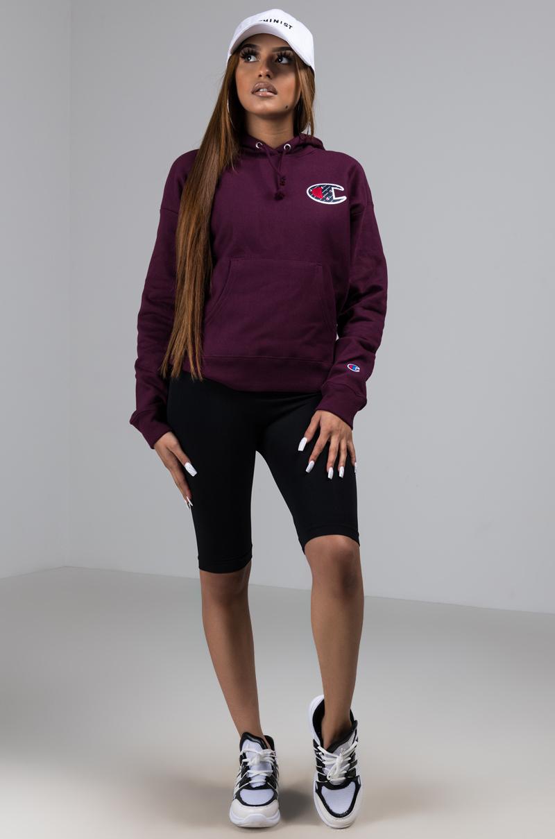 champion dark berry purple hoodie