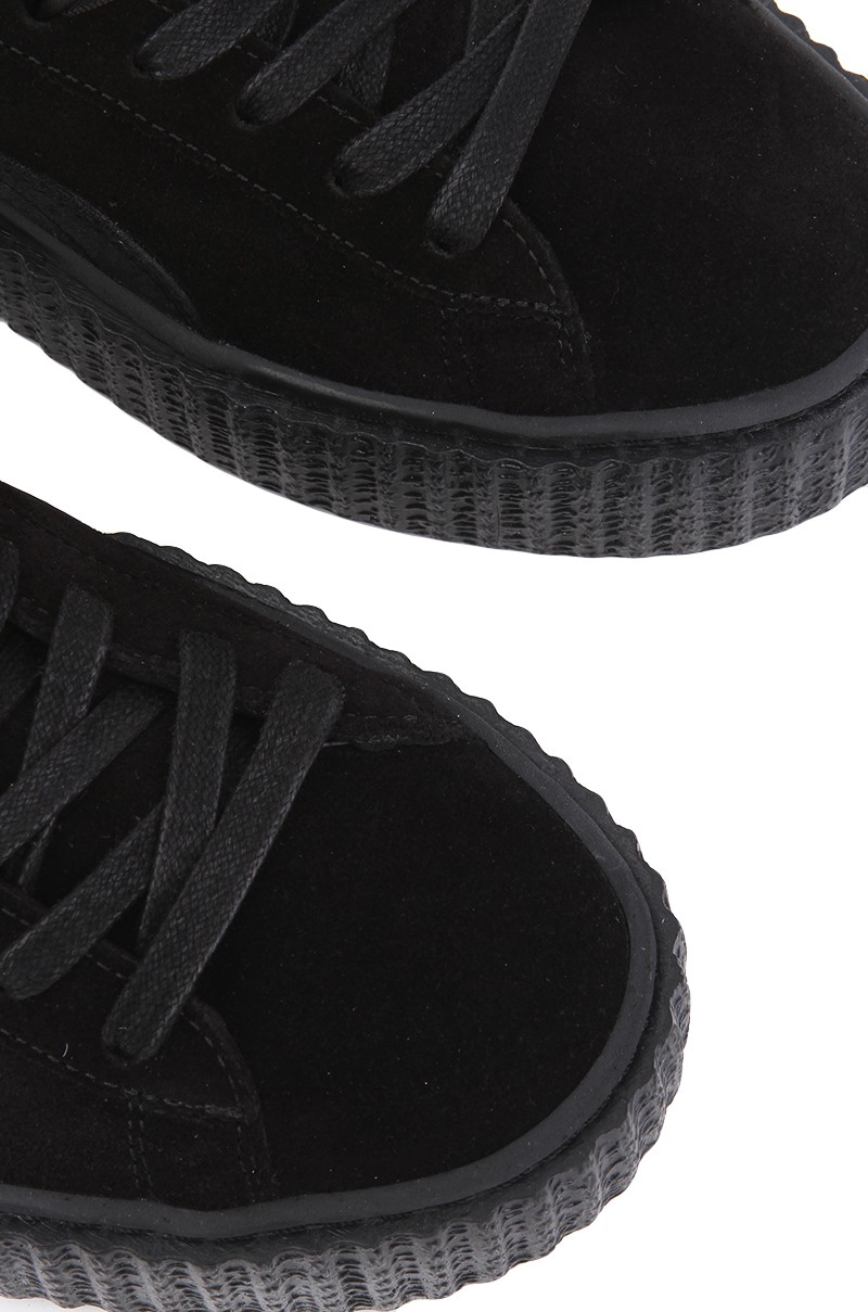 rihanna puma shoes black