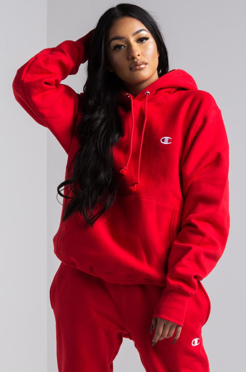 Red Hoodie Women's Champion Factory Sale, SAVE 42% - icarus.photos