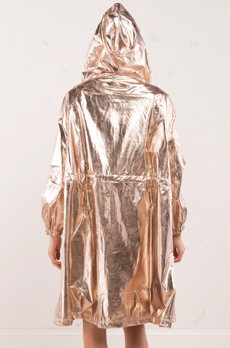 rose gold raincoat