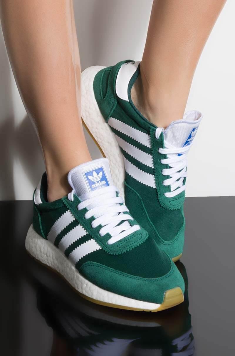 adidas I-5923 Lace Up Sneaker in Green 
